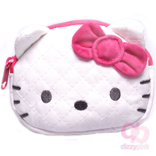 Hello Kitty Coin Purse - Quilt - Pink Kitty