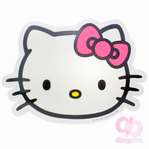 Hello Kitty D-Cut Place Mat Ribbon Kitty - Pink