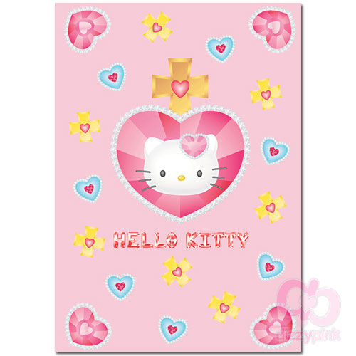 Hello Kitty Card - Hearts & Crosses