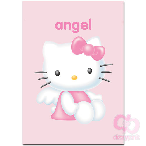 Hello Kitty Card - Pink  Angel