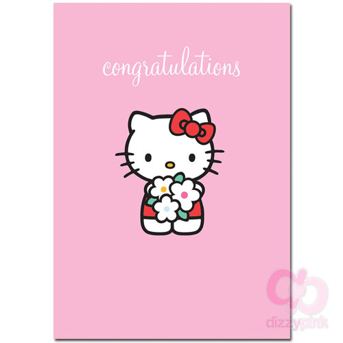 Hello Kitty Card - Congratulations