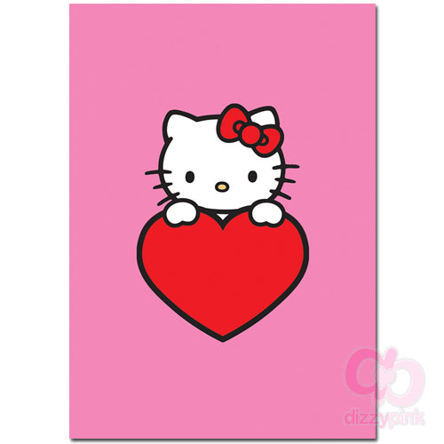 Hello Kitty Holding Heart T-Shirt