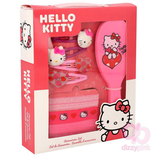 Hello Kitty Hair Set with Hairbrush