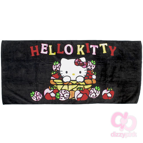Hello Kitty Face Towel - Stained Glass