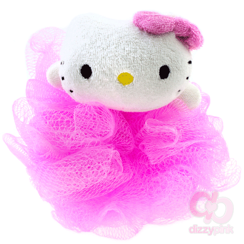 Hello Kitty Exfoliant Sponge / Bath Lily Kitty