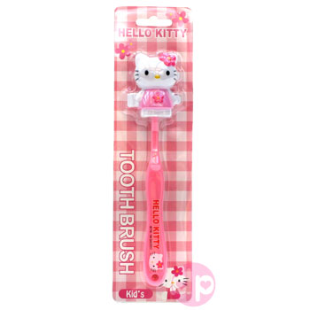 Hello Kitty Kids Toothbrush - Flower Light Pink