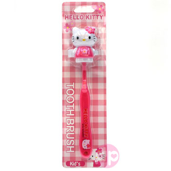 Hello Kitty Kids Toothbrush - Flower Pink