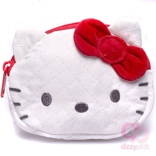 Hello Kitty Coin Purse - Quilt - Red Kitty