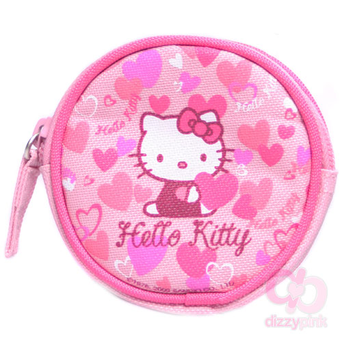 Hello Kitty Coin Purse - Pink Heart