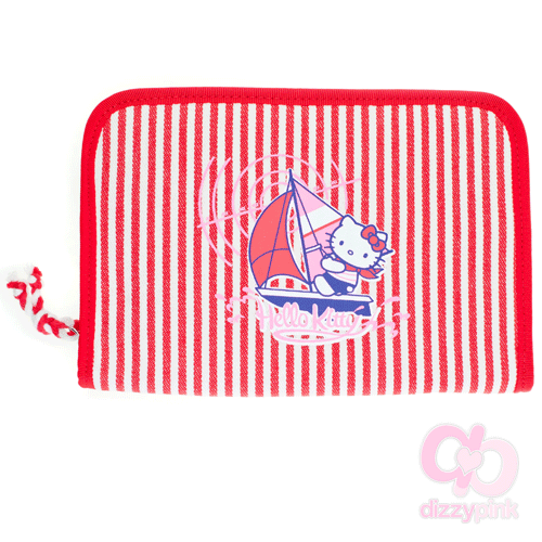 Hello Kitty Passport Case - Sailing Red
