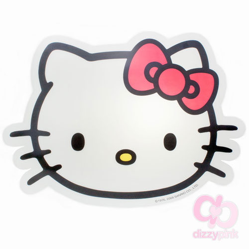 Hello Kitty D-Cut Place Mat Ribbon Kitty - Red