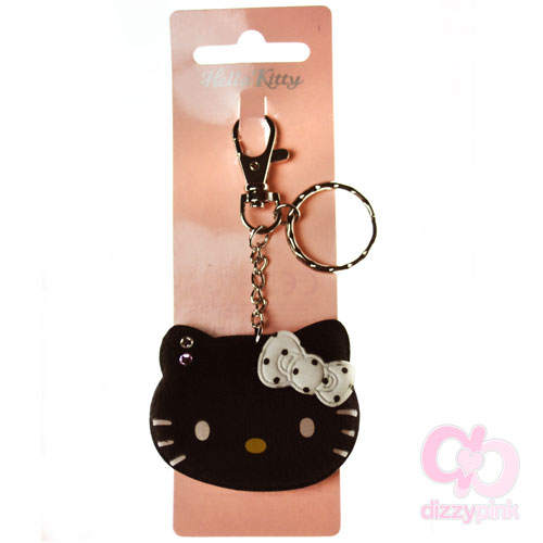 Hello Kitty Boa Key Chain - Black Kitty