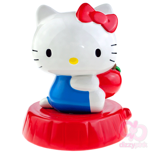 Hello Kitty Ceramic Coin Bank - Red Apple