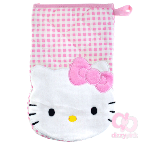 Hello Kitty Single D-Cut Oven Mitten / Glove