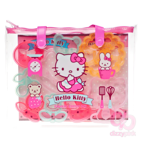 Hello Kitty Cookie cutter set in Hello Kitty bag