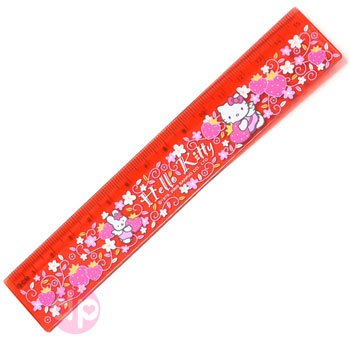 Hello Kitty 15cm Ruler - Angel Berry