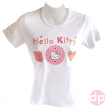 Hello Kitty T-Shirt - Cookie White (L)
