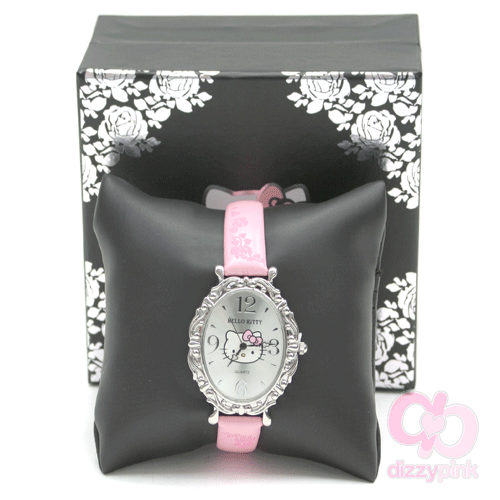 Hello Kitty Wristwatch - Frame Ribbon Pink