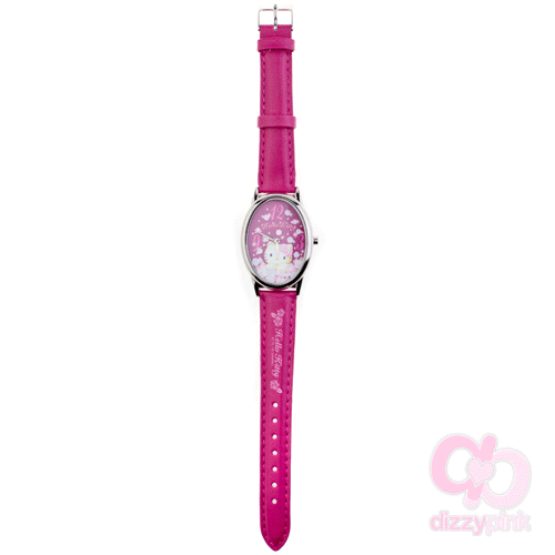 Hello Kitty Wristwatch - Rose Dark Pink Kitty