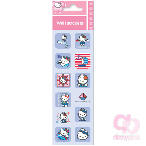 Hello Kitty Mini Metallic Stickers - Sailing