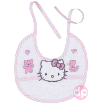 Hello Kitty Ready-to-Stitch Kit - Birth Month Bib
