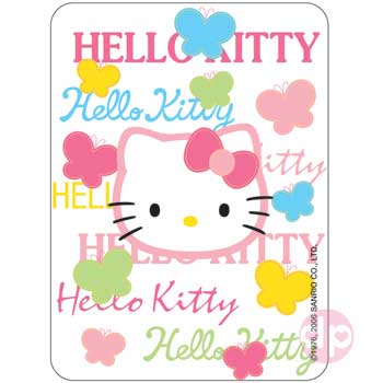 Hello Kitty Magnet - Butterflies