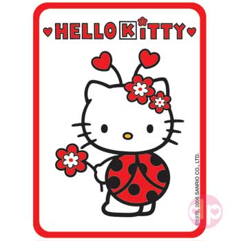 Hello Kitty Magnet - Ladybug