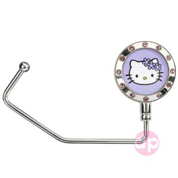 Hello Kitty Handbag Holder - Purple Flower