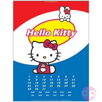 Hello Kitty Perpetual Calendar - Kitty and Cathy