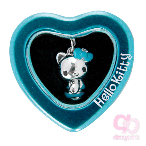 Hello Kitty Charm in Heart Gift Tin - Blue