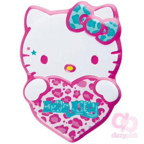 Hello Kitty Shaped Magnet - Pink Leopard Print