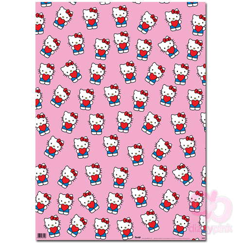 Hello Kitty Wrap - Heart on Pink