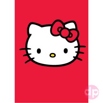 Hello Kitty Minicard / Tag - Head