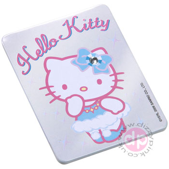 Hello Kitty Embellished Magnet - Blue Crystal