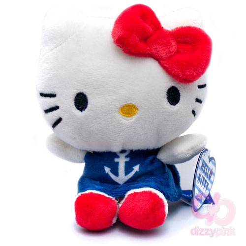 Hello Kitty Sailor Sweeties Plush - Blue Anchor Dress