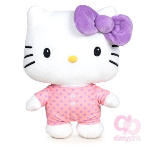 Hello Kitty Large Pyjama Party Plushie - Pink Onesie