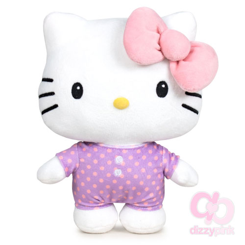 Hello Kitty Large Pyjama Party Plushie - Purple Onesie