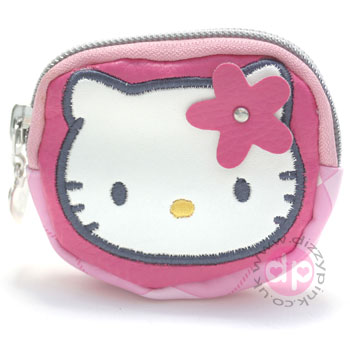 Hello Kitty Coin Purse - Face Argyle